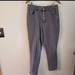 Pacsun Mom Jeans Size 28 gray